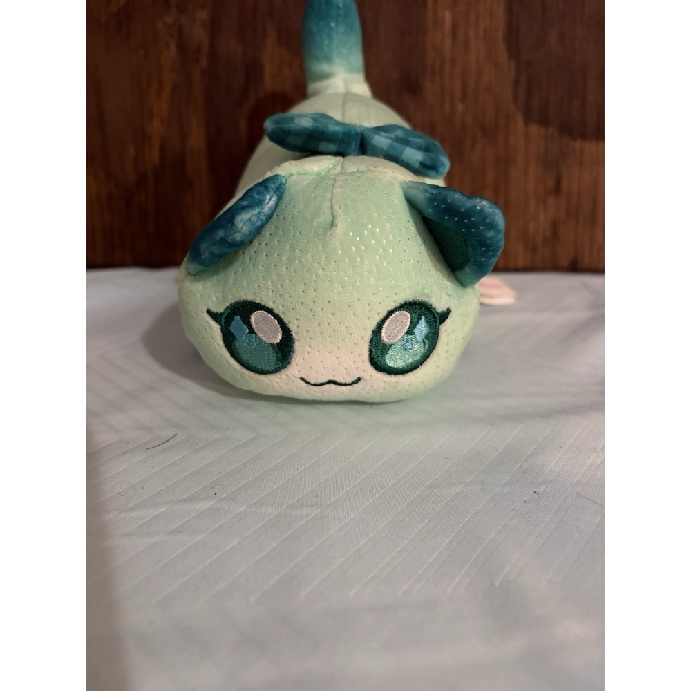 Aphmau MeeMeows Kim Cat 6" Plush Series 6 Glitter Edition Teal Green